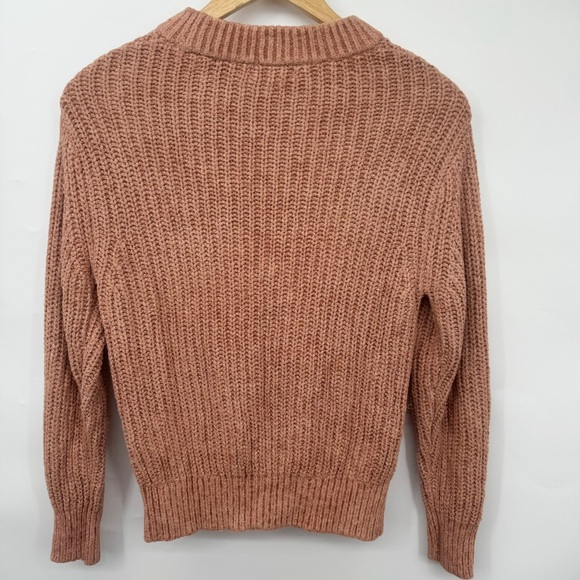 Aritzia Wilfred Essential Chenille Crewneck Ribbed Sweater Women’s XXS Fall Chic - Picture 5 of 13